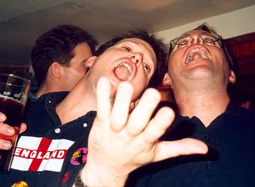 Dan and Martyn singing (badly).