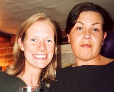 Jo & Jayne - not drunk at all at this point. Really.