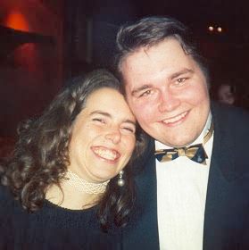 Keri Hutchison with Nick Hannam.