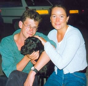 Nick with Emma Wigmore.