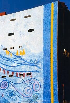 Mural on a building in Las Palmas.