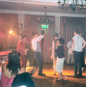 The disco warming up...