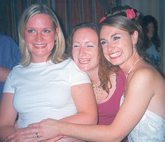 Vanessa with her sisters.