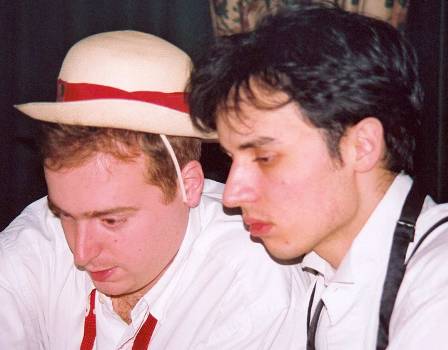 Tim and Hamid cheating at poker...